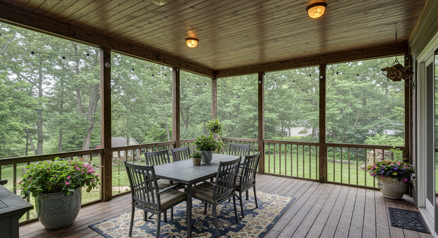 Transform Your Outdoor Space with a Stunning Screened-In Porch in York, PA