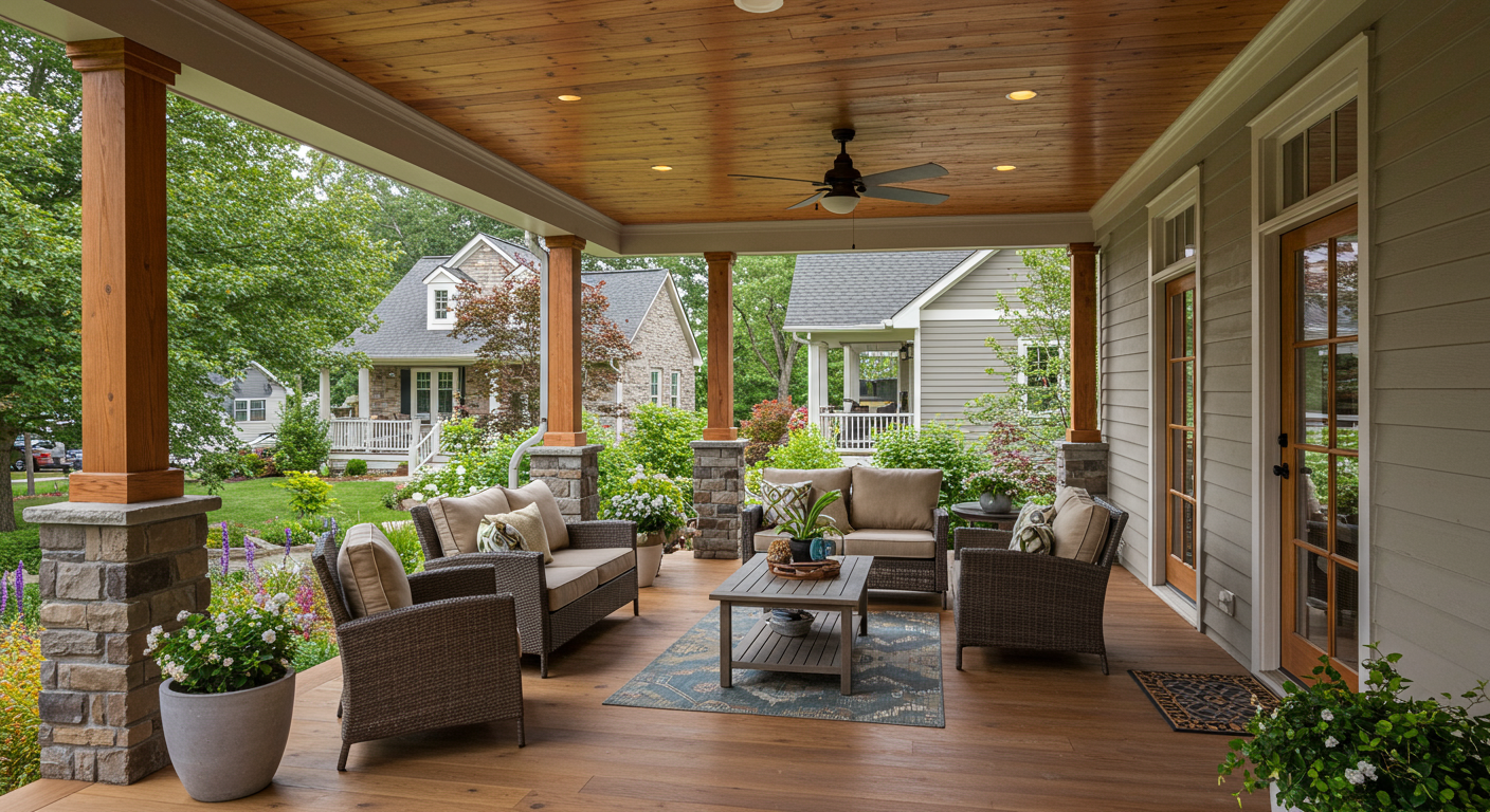 Custom Porch Design in Harrisburg