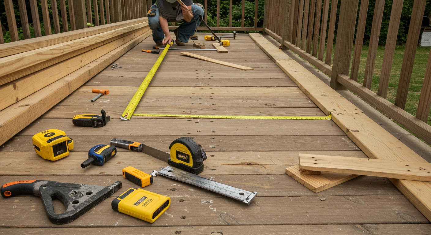 Porch Building Process