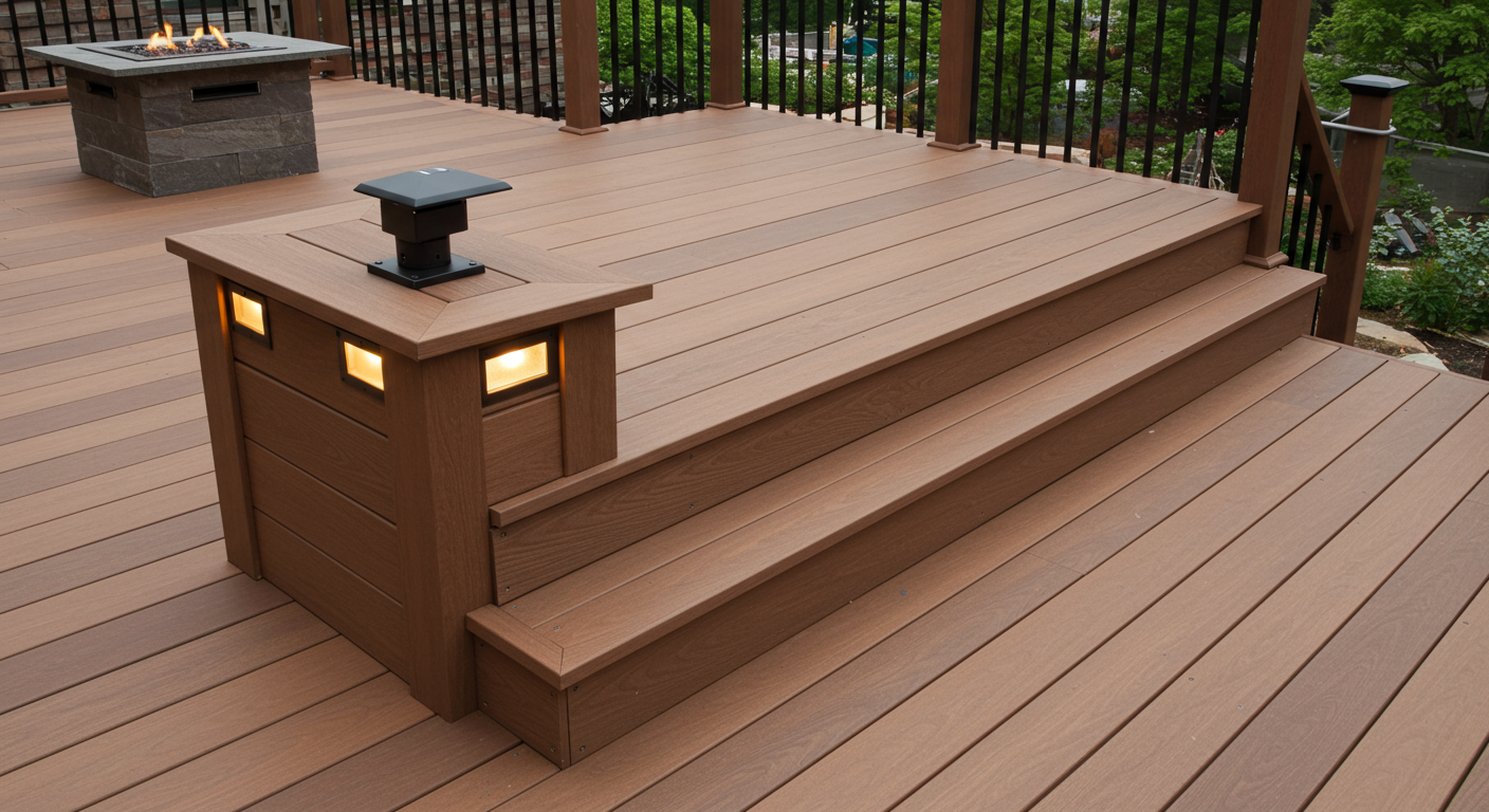 Family Enjoying an Outdoor Living Space