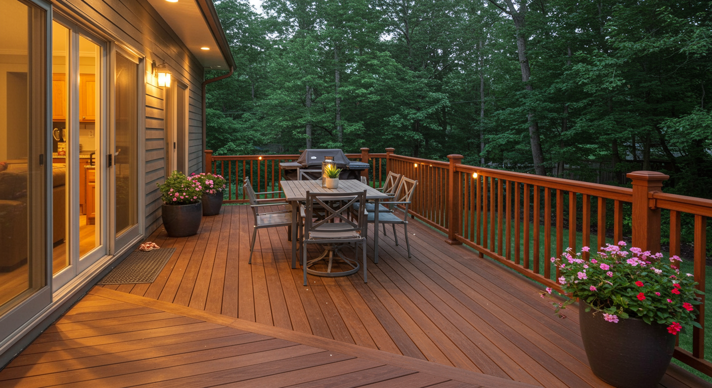 Beautifully Finished Custom Deck