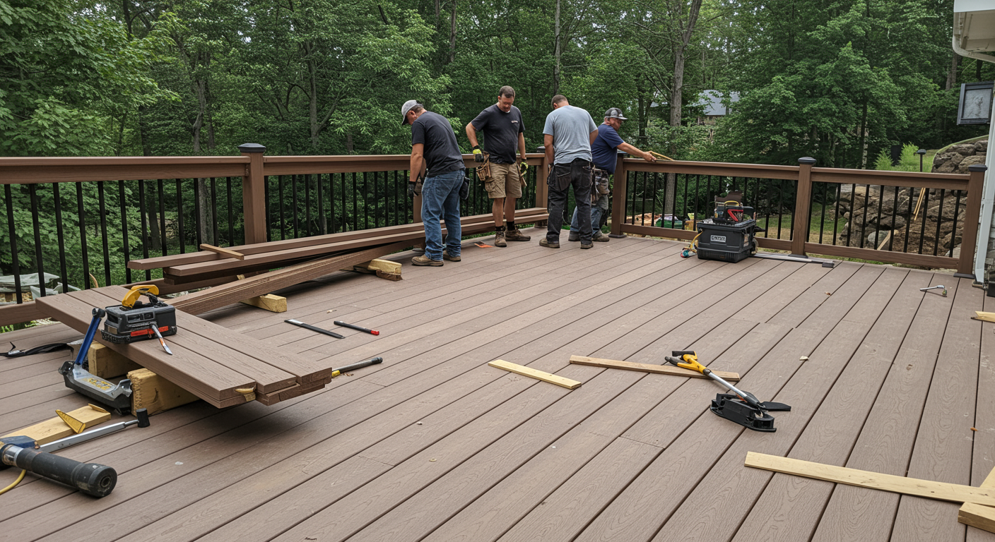 Custom Residential Deck in Harrisburg, PA