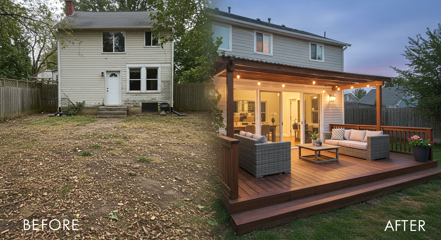 Deck Transformation Before and After
