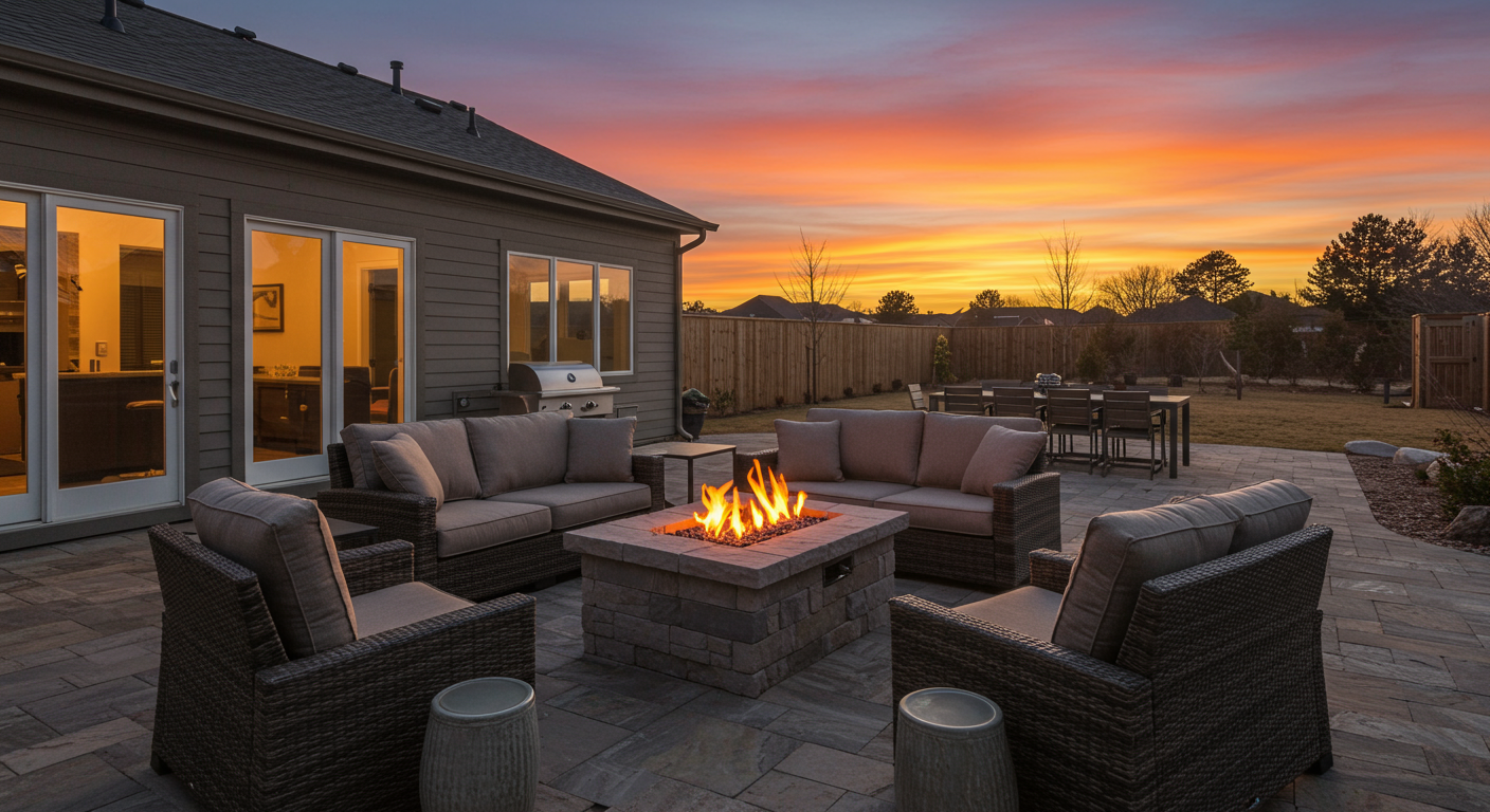 Cozy Patio Firepit