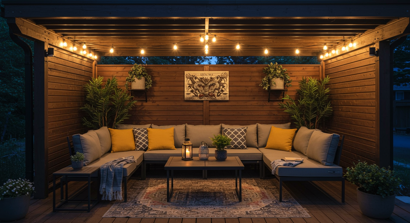 Cozy Under Deck Patio
