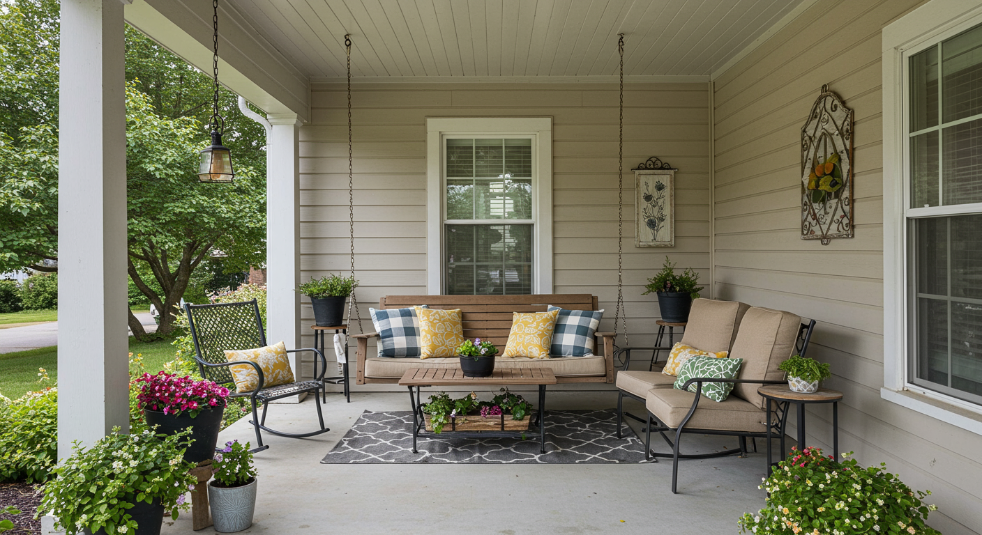 Family Enjoying Outdoor Space